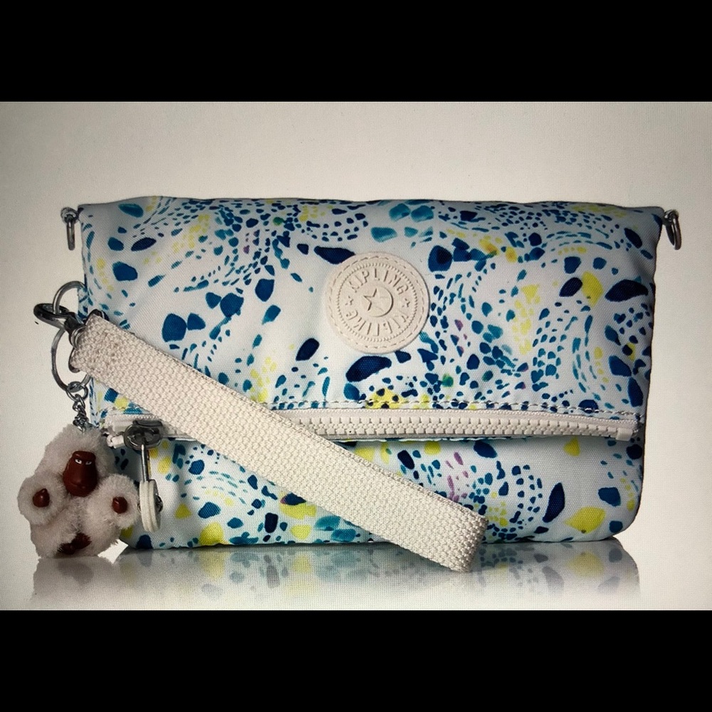 KIPLING LYNNE DELICATE VINES CONVERTIBLE BAG👛 - Picture 2 of 13